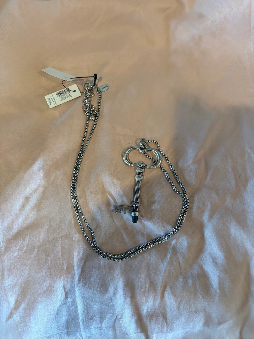 Chicos long key necklace